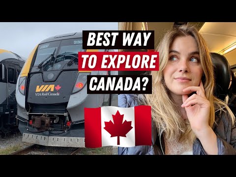 FIRST IMPRESSIONS OF TRAVELING VIA RAIL | Economy Class From Quebec City To Montreal