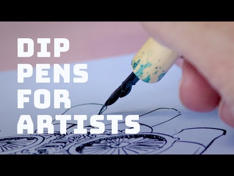 An artist's guide to dip pens