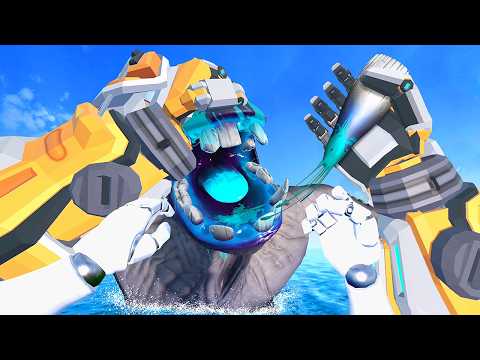 Brutally Extracting Kaiju TEETH As a Mech in VR