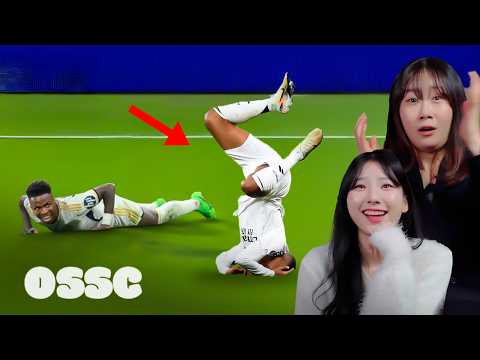 Korean Girls React To Funniest Moments In Football | 𝙊𝙎𝙎𝘾