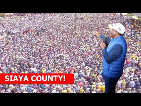 Kalonzo Musyoka Mega Rally in Siaya County after Raila Family endorsed him as President 2027!🔥