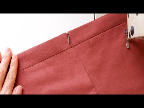 Learning The Right Way To Sew Invisible Zipper Neatly | Thuy Sewing