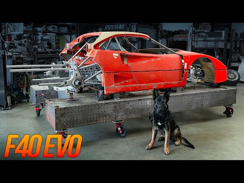 Modern Ferrari Suspension on my V12 F40?!  DONE! // F40 EVO