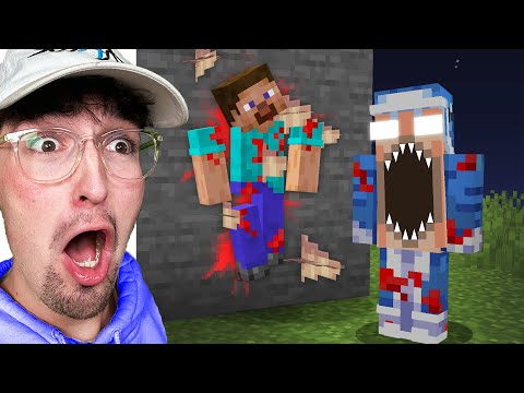 I Scared My Friend as Shark.EXE in Minecraft