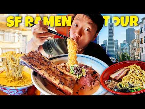 24 Hour JAPANESE RAMEN Tour in Greater San Francisco | ULTIMATE Beef Ramen!