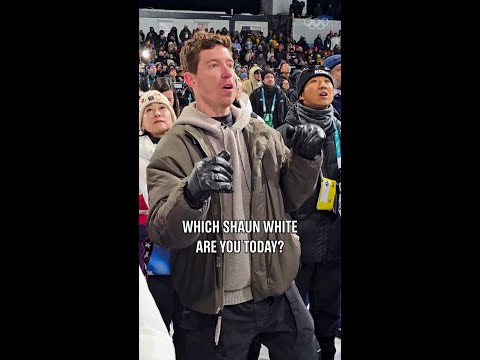 Another day, another video of Shaun White having the time of his life at #MilanoCortina2026. 😆
