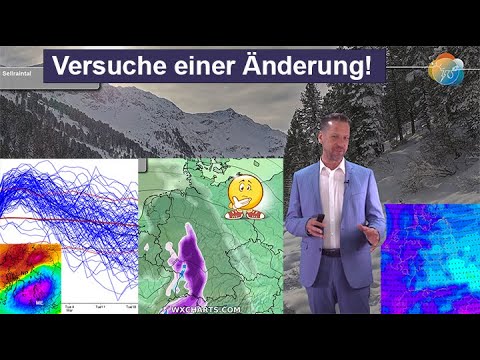 Versuche einer Änderung. Regen & Schnee bleiben noch Mangelware. Wettervorhersage 05.-12.02.2025.