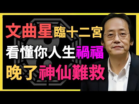 文曲星在十二宮，看懂你人生禍福，晚了神仙難救！#紫微鬥數 #文曲星解析 #命理教學 #宮位影響 #命理 #性格分析 #倪海廈 #人生規劃 #星曜詳解 #命宮