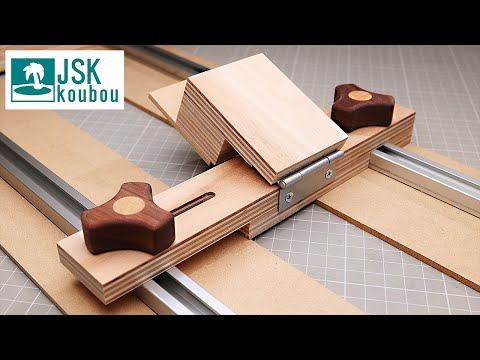 The perfect grooving fixture for router trimmers ～ 溝加工にはこれを使ってください。