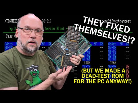 A brand new XT RAM test ROM and an update on some unfixable parts