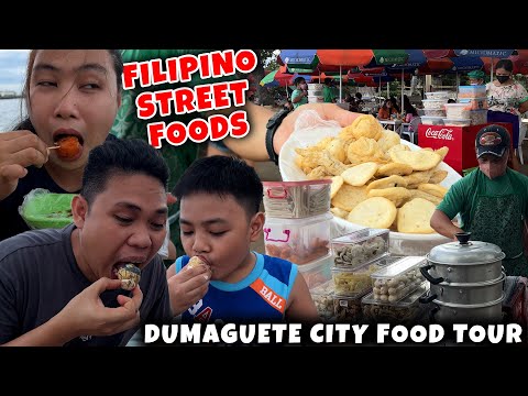 Balut, Tempura, Kwek Kwek, Fishball | Filipino Street Food sa Famous Boulevard ng Dumaguete City