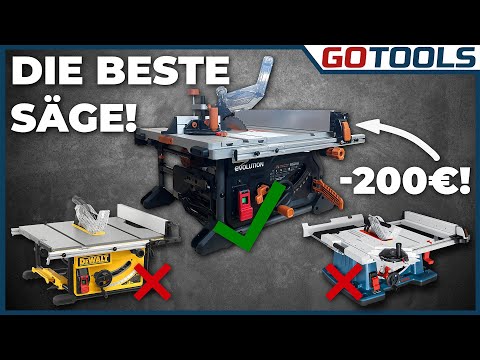 This table saw really surprised us – Evolution R255TBL+ in the endurance test