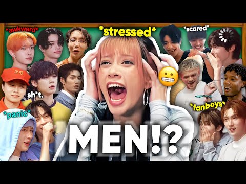 katseye being *so done* with MEN (awkward interactions w/ male IDOLS)