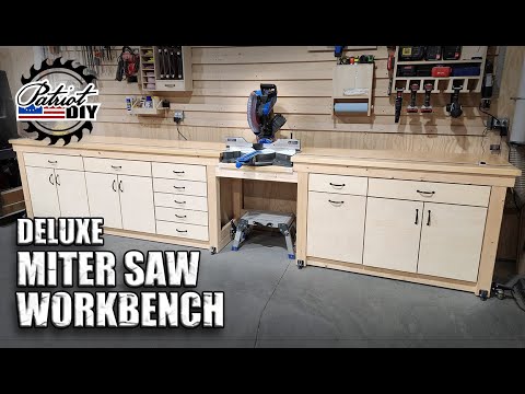 DELUXE Miter Saw Workbench / Miter Station PART 2