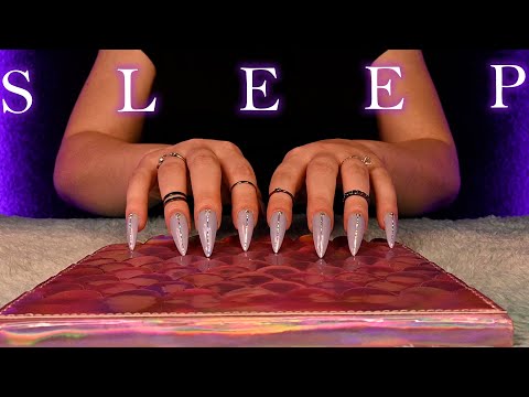 ASMR Super Tingly Tapping & Scratching💜 (No Talking)💜 Brainmelting Tapping to Put You to Sleep FAST