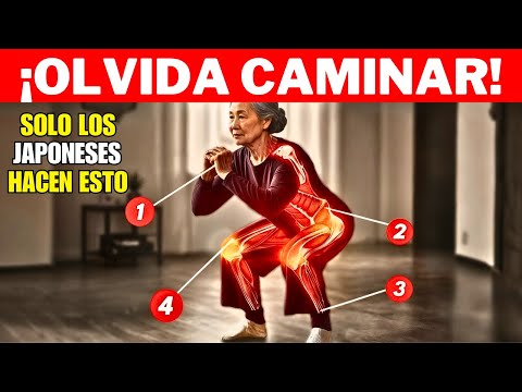 6 Ejercicios Que Los Japoneses Hacen Para Doblar la Fuerza de Sus Piernas Después de los 60