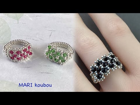 Tutorial on how to make a 3-line ring