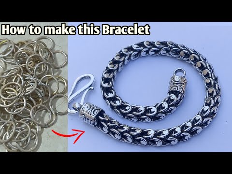 Handmade Silver Dragon Bracelet/how it's made/jewelry making/Gold Smith Luke