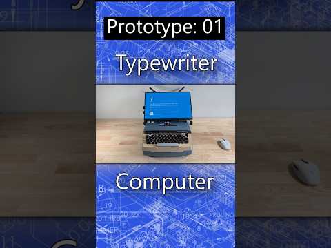 I Turned an Old Typewriter Into a Gaming Computer (Trailer)