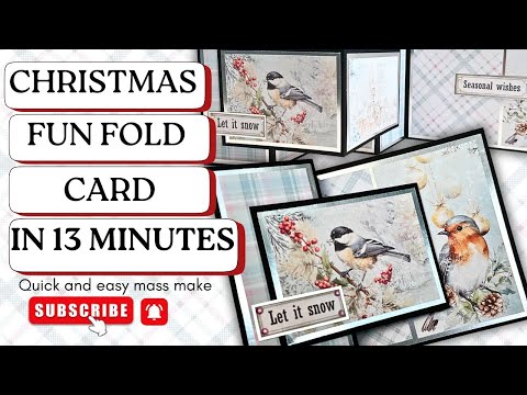 Christmas fun fold in 13 minutes easy