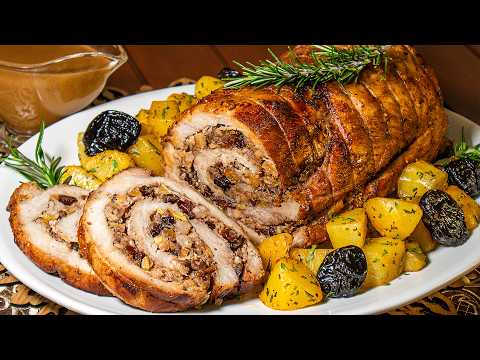 Lomo de Cerdo Relleno Enrollado | NAVIDAD y AÑO NUEVO | Sazón y Corazón