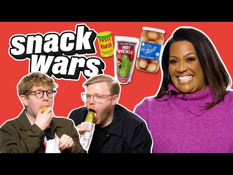 Rob Beckett, Alison Hammond & Josh Widdicombe Rate US and British Food  | Snack Wars