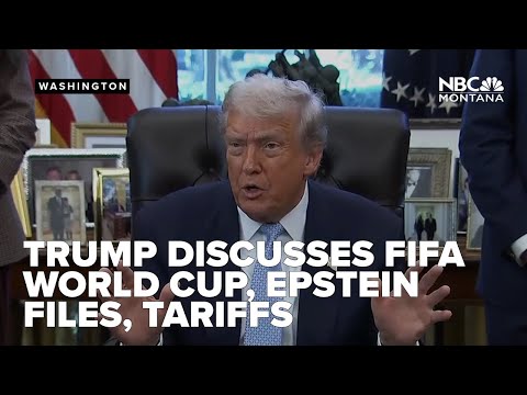 Full Press Conference: President Trump discusses the Fifa World Cup, Epstein files and tariffs