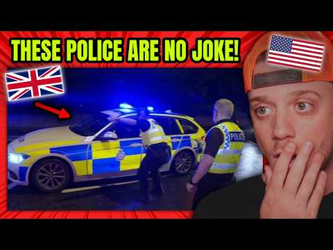7 West Yorkshire police cars chase Porsche Cayenne (American Reacts)