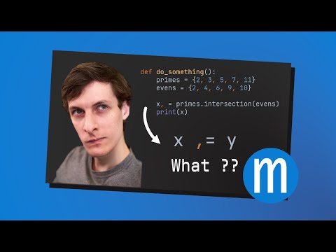 Python's comma equals ,= operator?