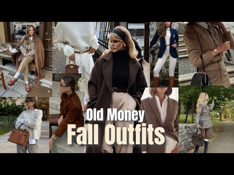 Old Money inspired Fall outfits 👢8 outfits
