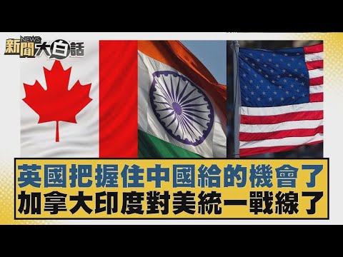 英國把握住中國給的機會了  加拿大印度對美統一戰線了【#新聞大白話】20260129-4｜#邱毅 #介文汲 #楊永明 @tvbstalk