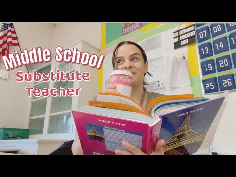 Day In The Life of a Middle School Substitute Teacher | What to Expect as a Substitute Teacher