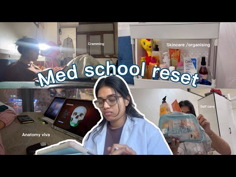 Med school abroad vlog: Bad days in life, resetting and organising 📚 🥼 , abroad uni life