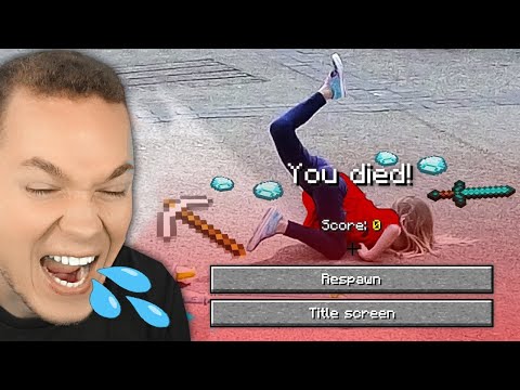 Minecraft NICHT LACHEN mit WASSER IM MUND.. 🤣 (GEHT SCHIEF...)