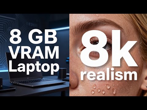 8k Hyper Realism on 8GB laptop - Free ComfyUI workflow 2026