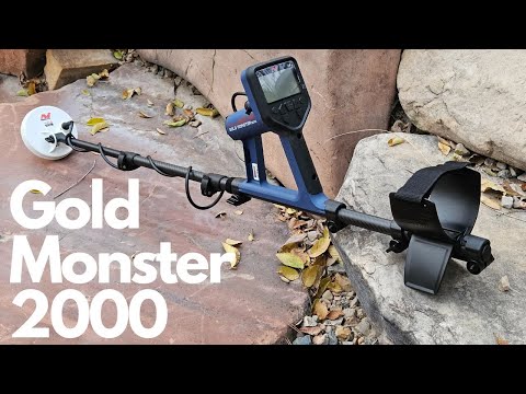 Minelab Gold Monster 2000 Test on Gold & Hot Rocks