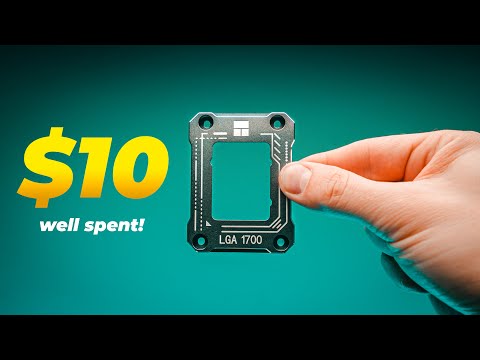 This Makes Your CPU FASTER & COOLER 😱 | Budget CPU contact frame for Intel & AMD