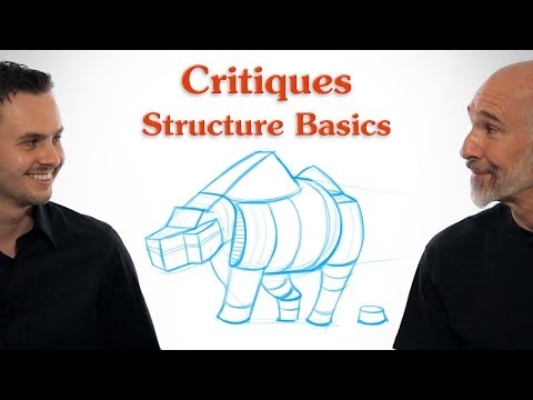 Figure Drawing Critiques 2 - Structure Basics