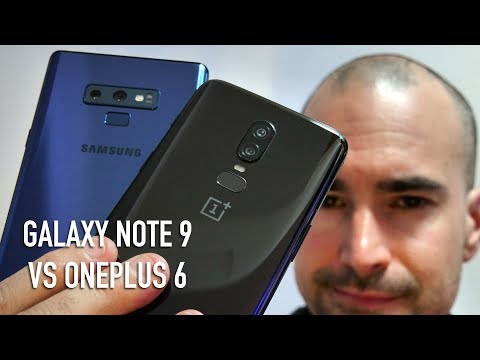 Samsung Galaxy Note 9 vs OnePlus 6 | Hands-on comparison