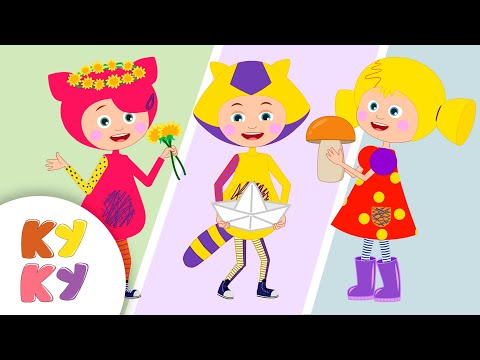 ВРЕМЕНА ГОДА - Кукутики - Сборник без перерывов - Развивающие новые песни мультики для детей малышей