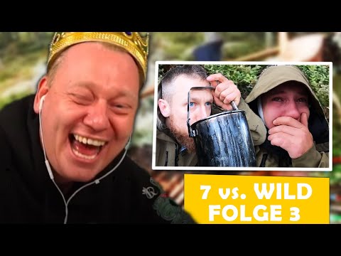 FRITZ DU BIST KRANK! 😂 REAKTION auf 7 vs. Wild - FOLGE 3