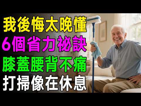 千萬別再這樣打掃了！65歲後，這幾個錯誤習慣讓你越掃越累！資深物理治療師看了都搖頭！