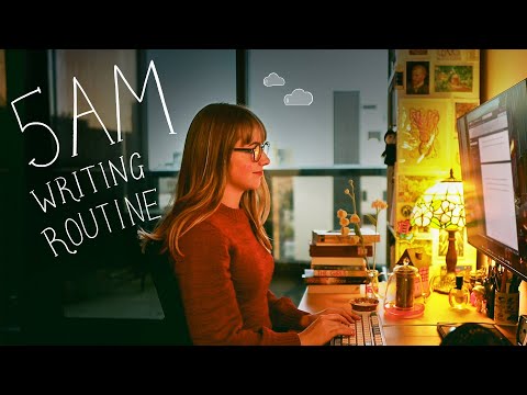 I tried my old 5AM writing routine!