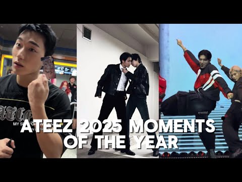Ateez 2025 Moments to celebrate the end of the year