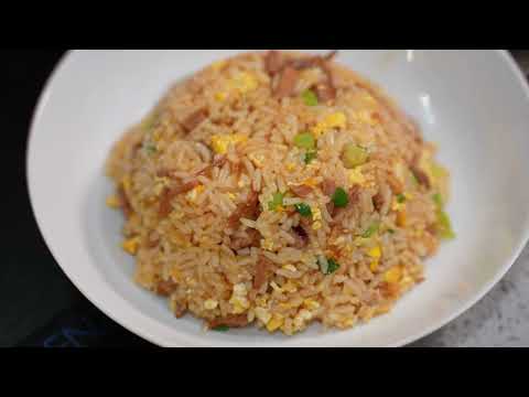 Fried rice with five spice meat cubes | 五香肉丁炒饭