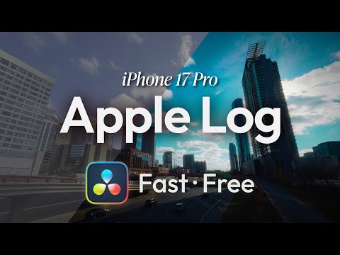 How to Color Grade Apple Log | iPhone 17 Pro