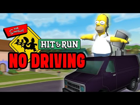 Can you beat Simpsons Hit & Run WITHOUT DRIVING?