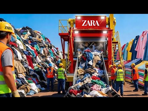 How Zara’s Recycling Machines Make New Clothes From Used Apparel | World Wide Waste