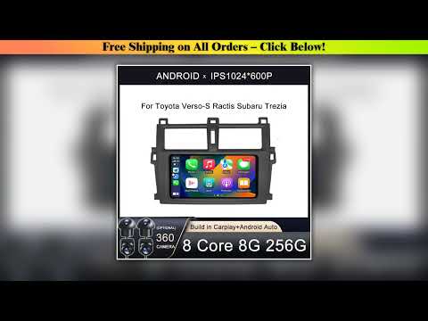 7" Car Radio Carplay For Toyota Verso-S Ractis Subaru Trezia Navigation GPS Android Auto