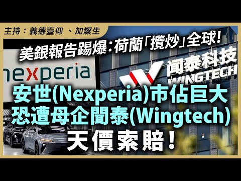 美銀報告踢爆：荷蘭「攬炒」全球！安世(Nexperia)市佔巨大，恐遭母企聞泰(Wingtech) 天價索賠！